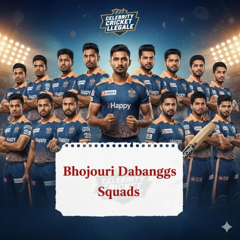 Bhojpuri Dabanggs Squad CCL 2026: Bhojpuri Dabanggs Players List