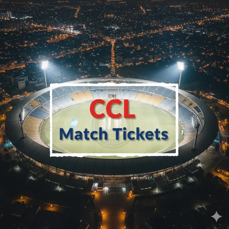 Buy CCL 2026 Match Tickets – Celebrity Cricket League Match Tickets