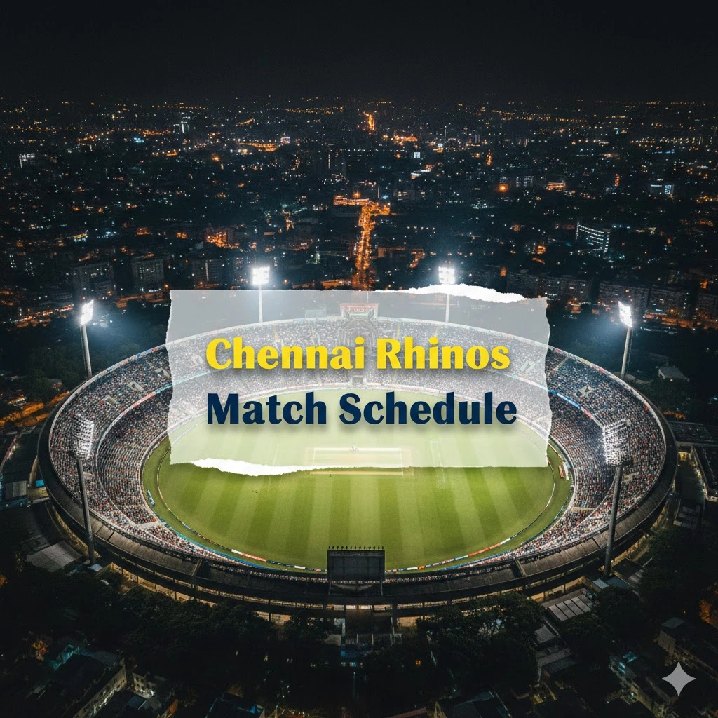 Chennai Rhinos Team Schedule
