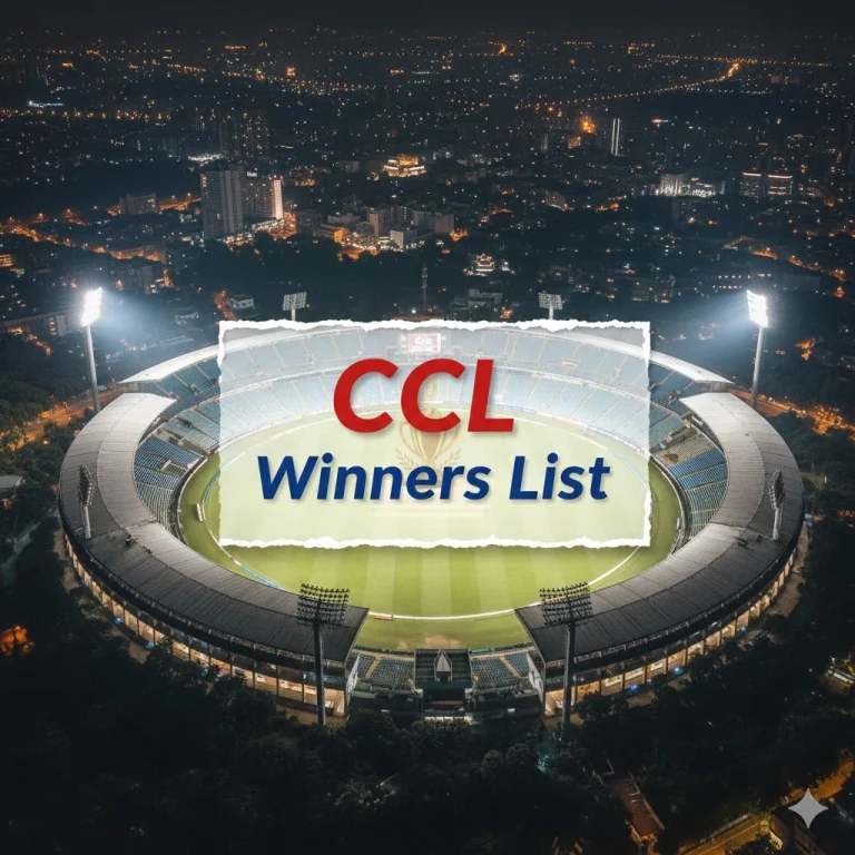 Celebrity Cricket League Winners | CCL Winners list