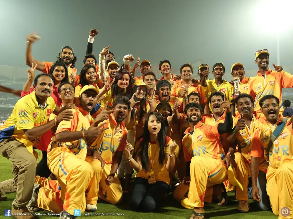 Chennai Rhinos CCL Winner Of 2012