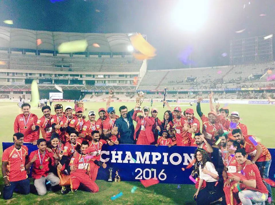 Telugu Warriors CCL Winners of 2016